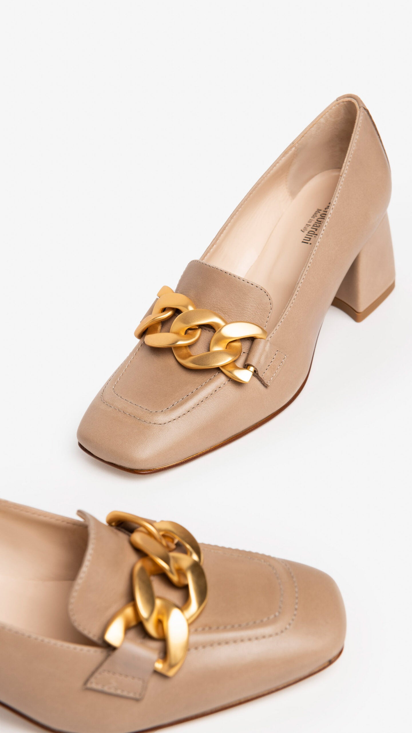 NERO GIARDINI I205651DE MOCASSINI DONNA IN PELLE BEIGE