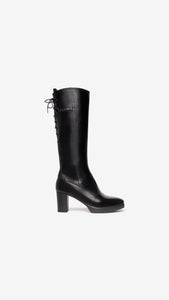 NERO GIARDINI I205711D STIVALI DONNA IN PELLE NERO