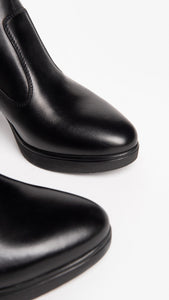 NERO GIARDINI I205711D STIVALI DONNA IN PELLE NERO