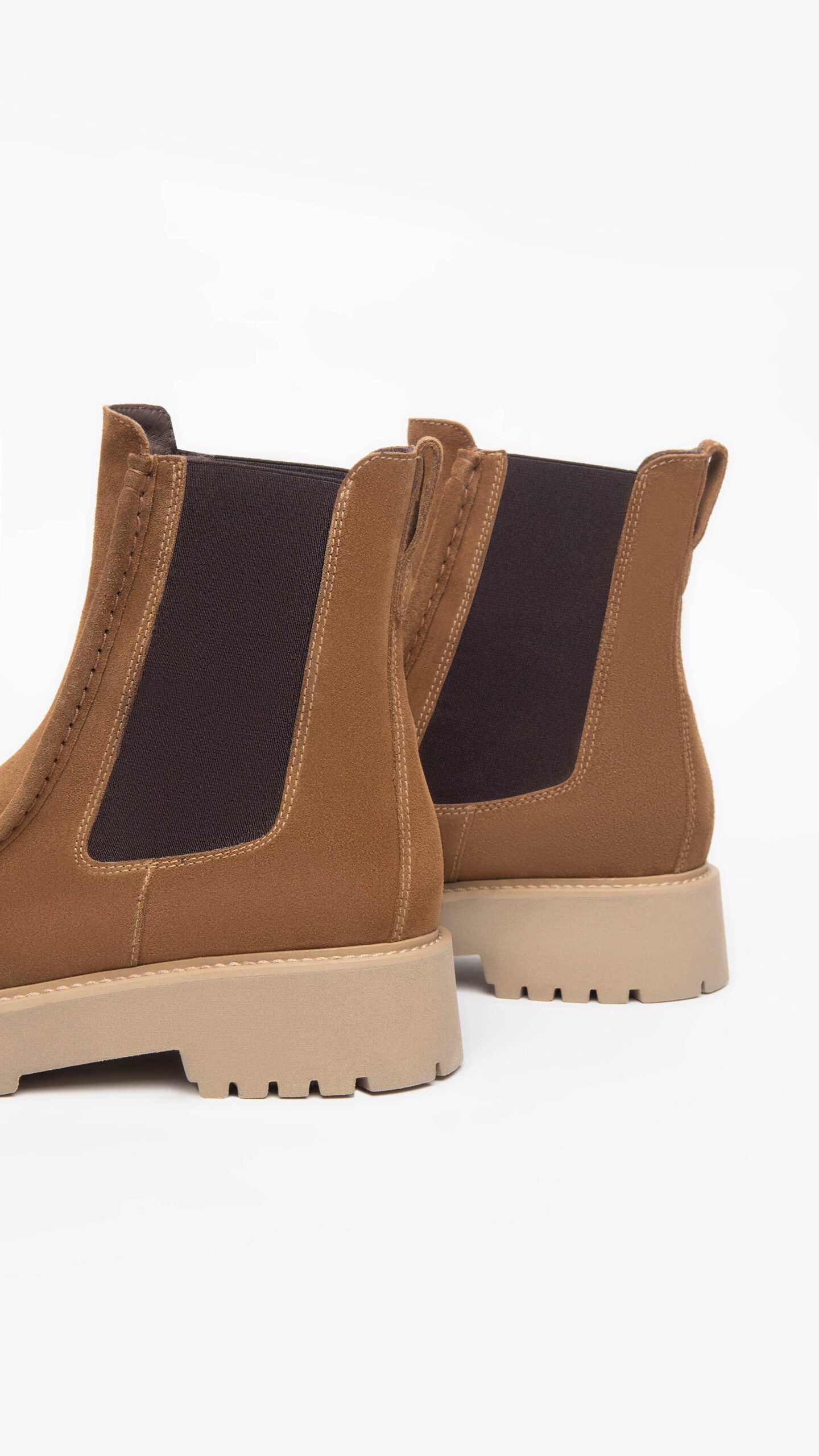 NERO GIARDINI I308000D STIVALETTI CHELSEA DONNA IN CAMOSCIO MALTO