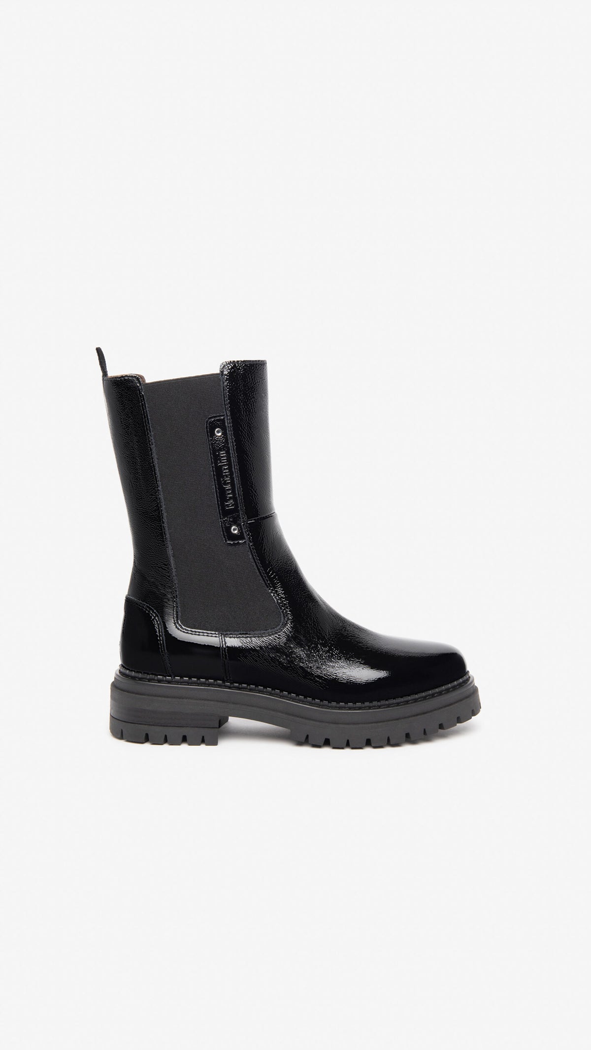 NERO GIARDINI I308951D STIVALETTI CHELSEA DONNA IN PELLE NERO