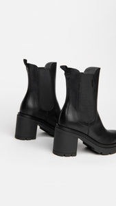 NERO GIARDINI I309163D STIVALETTI CHELSEA DONNA IN PELLE NERO
