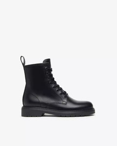 Nero Giardini I309183D Anfibi Donna in Pelle nero