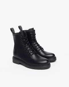Nero Giardini I309183D Anfibi Donna in Pelle nero