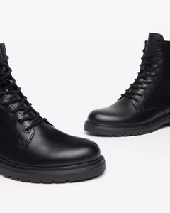 Nero Giardini I309183D Anfibi Donna in Pelle nero