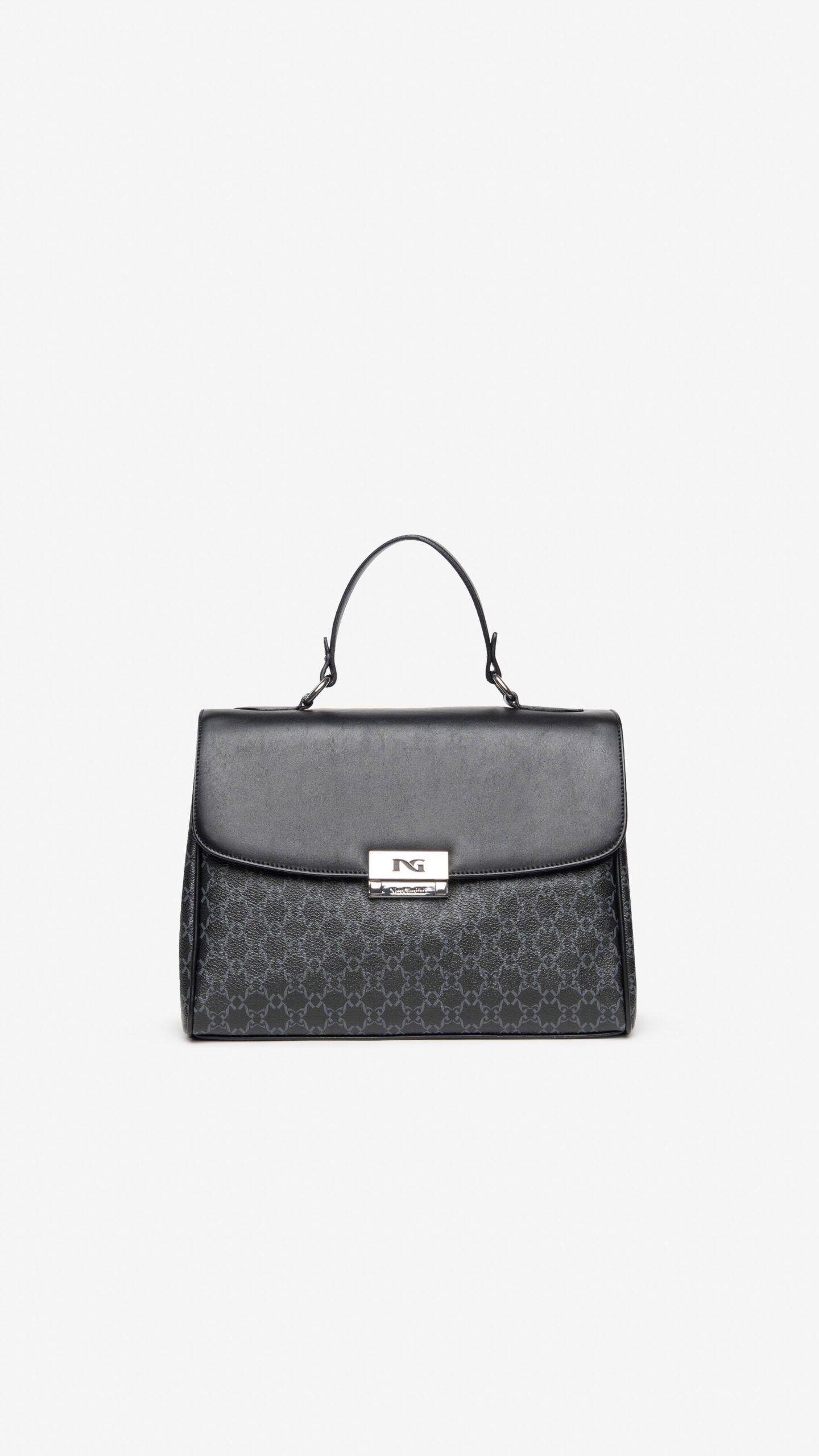 NERO GIARDINI I343571D BORSA A MANO DA DONNA IN MATERIALE TECNICO NERO
