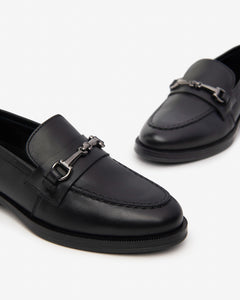 Nero Giardini I411260D Mocassini donna in pelle nero