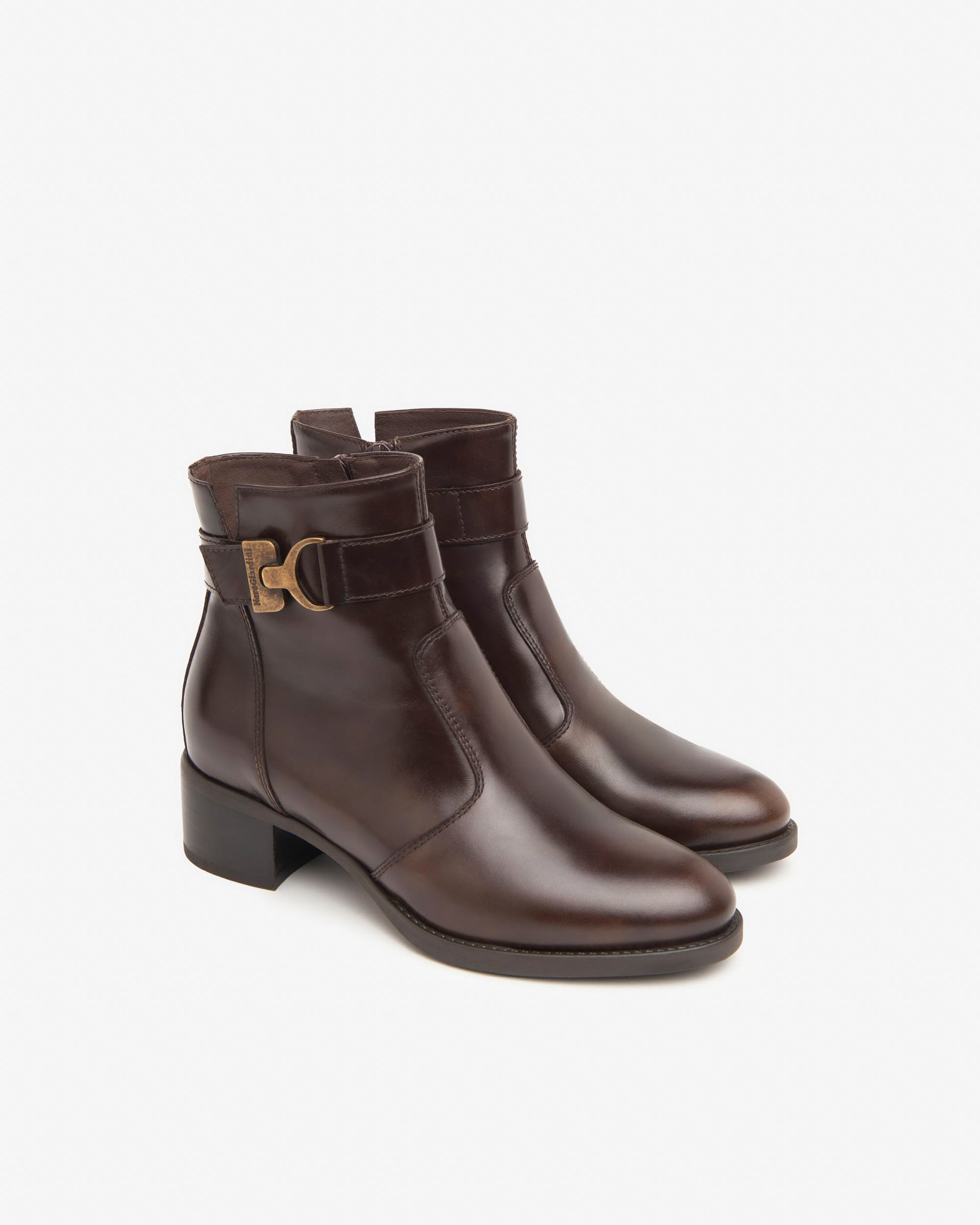 Nero Giardini I411270D Tronchetti donna in pelle moro