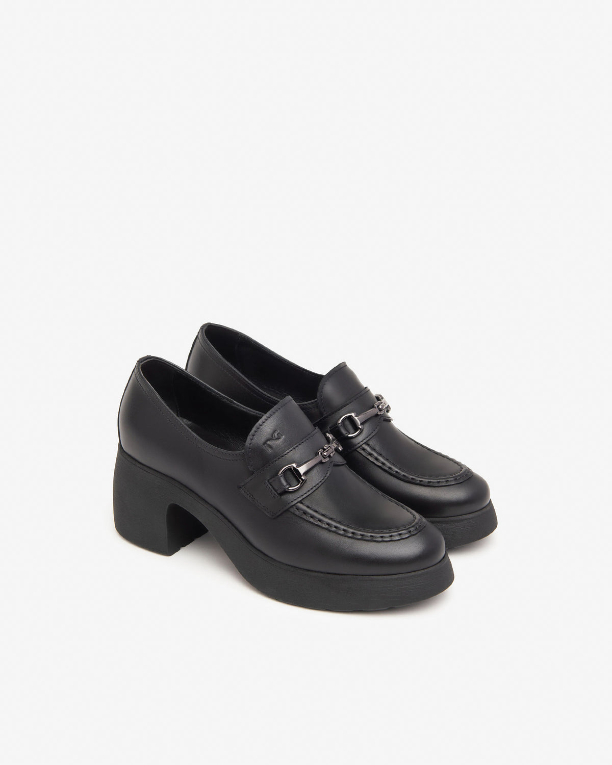 Nero Giardini I411290D Mocassini donna in pelle nero