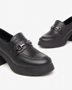 Nero Giardini I411290D Mocassini donna in pelle nero
