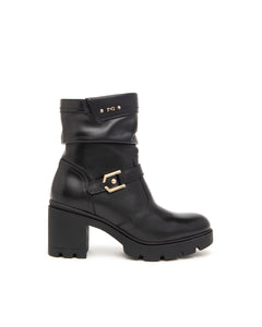 Nero Giardini I411904D Stivaletti donna in pelle nero