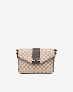 Nero Giardini I443830D Borsa a tracolla da donna in materiale tecnico ecrù
