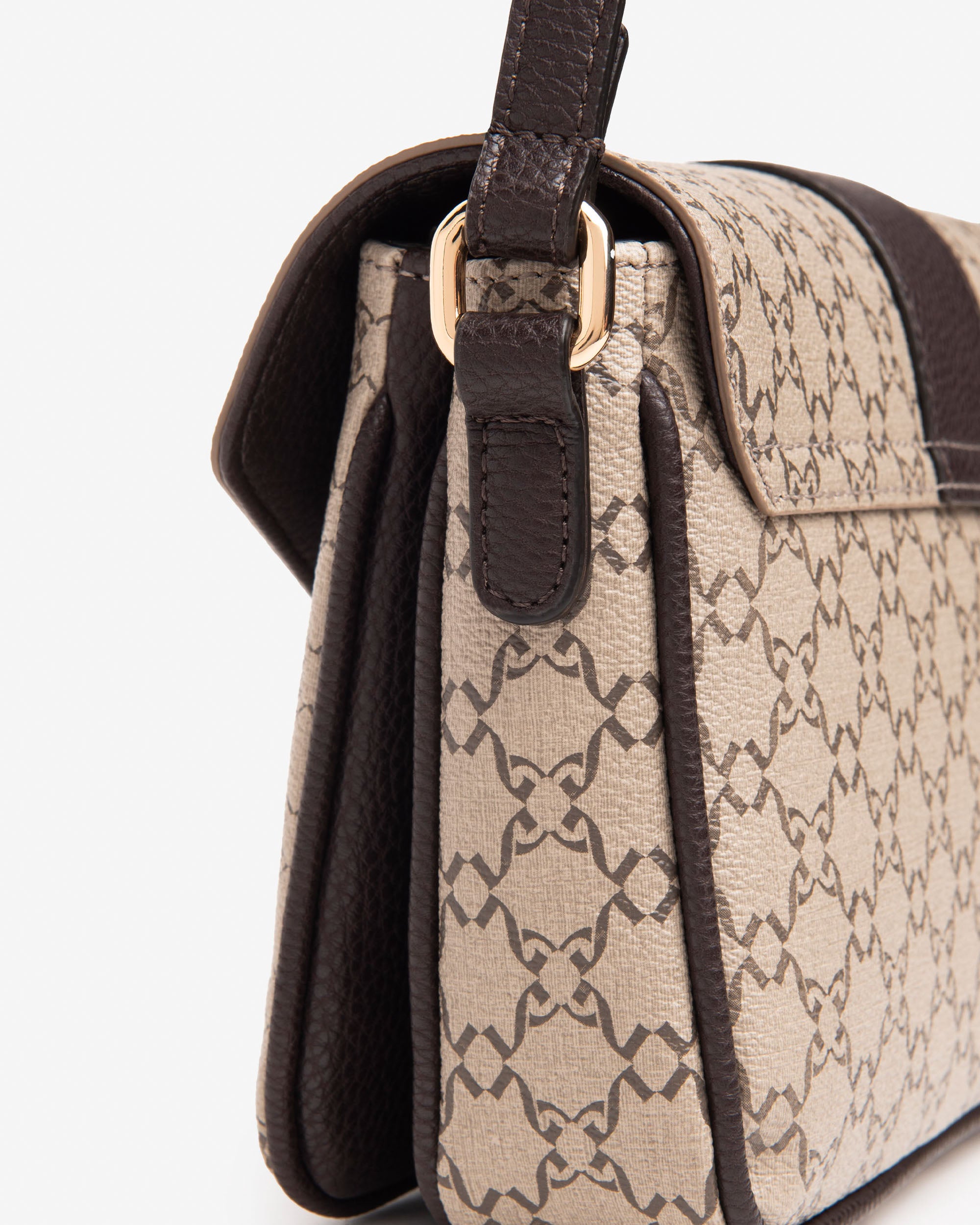 Nero Giardini I443830D Borsa a tracolla da donna in materiale tecnico ecrù