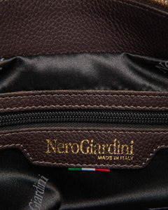 Nero Giardini I443832D Borsa a spalla da donna in materiale tecnico ecru