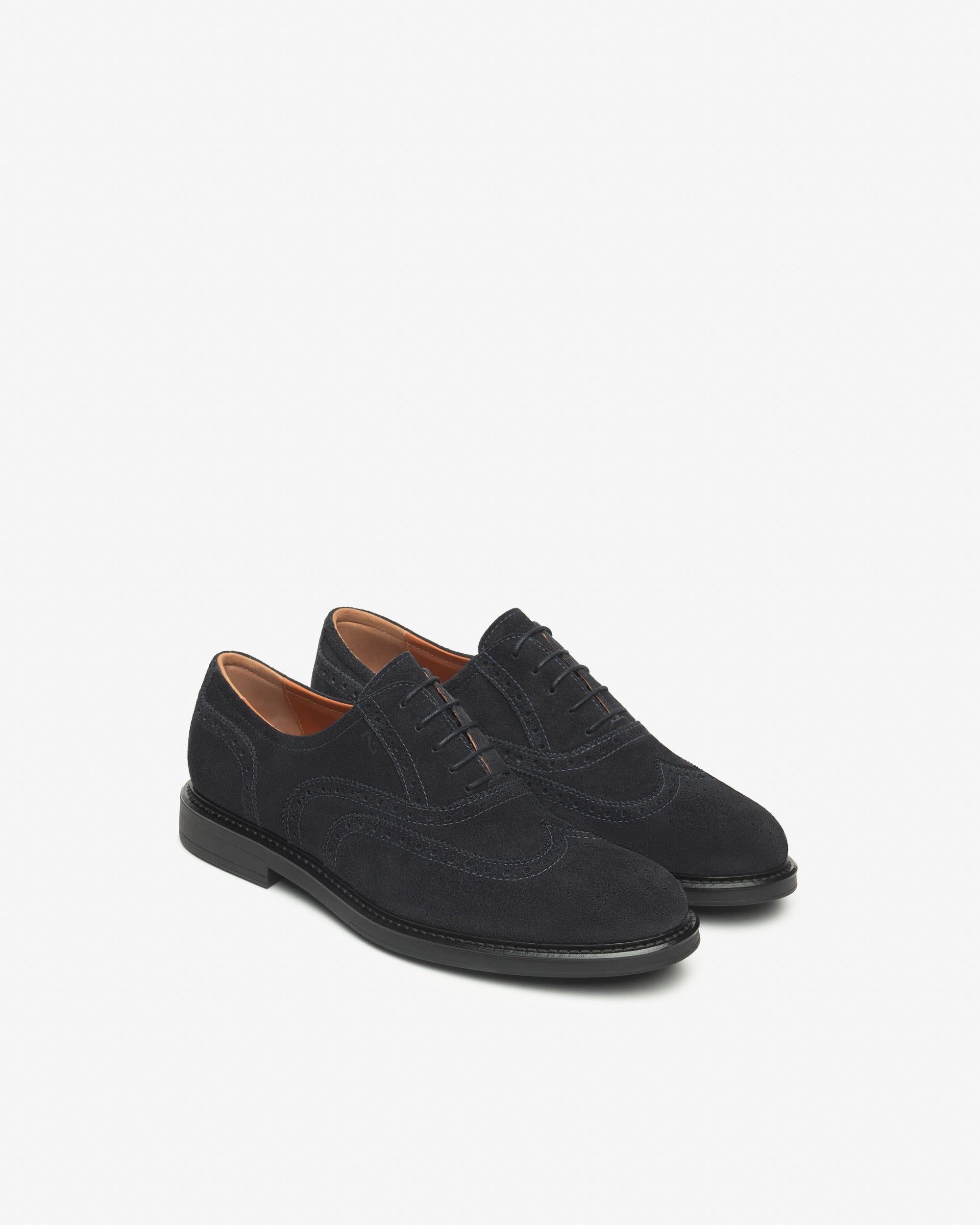 Nero Giardini I500800U Stringate Uomo in Camoscio blù o moro