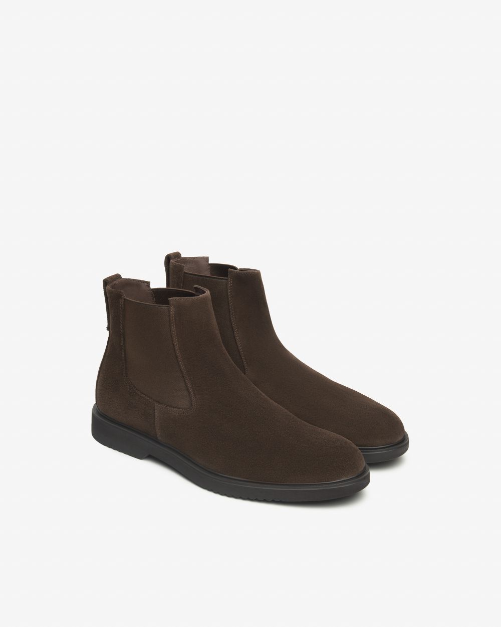 Nero Giardini I500851U Stivaletti Chelsea Uomo in Camoscio moro
