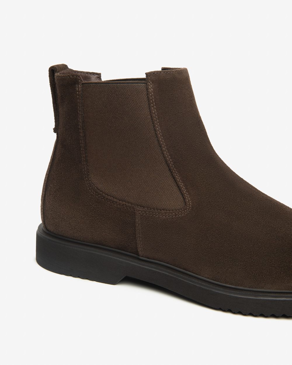 Nero Giardini I500851U Stivaletti Chelsea Uomo in Camoscio moro