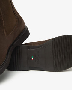 Nero Giardini I500851U Stivaletti Chelsea Uomo in Camoscio moro