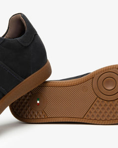 Nero Giardini I500890U Sneakers Uomo in Camoscio blù o fango