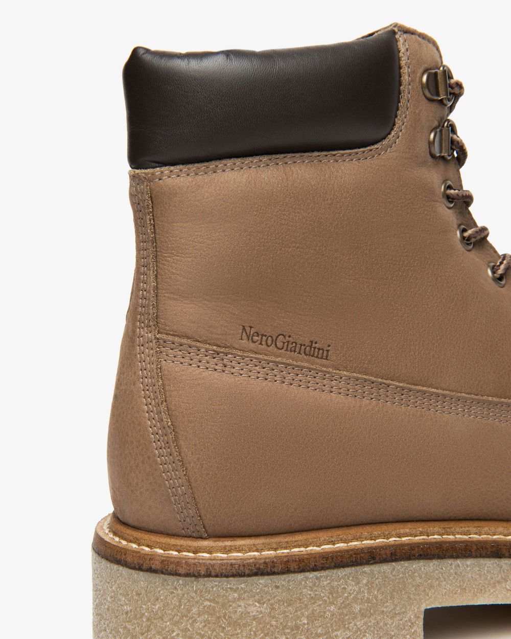 Nero Giardini I501030U Anfibi Uomo in Pelle