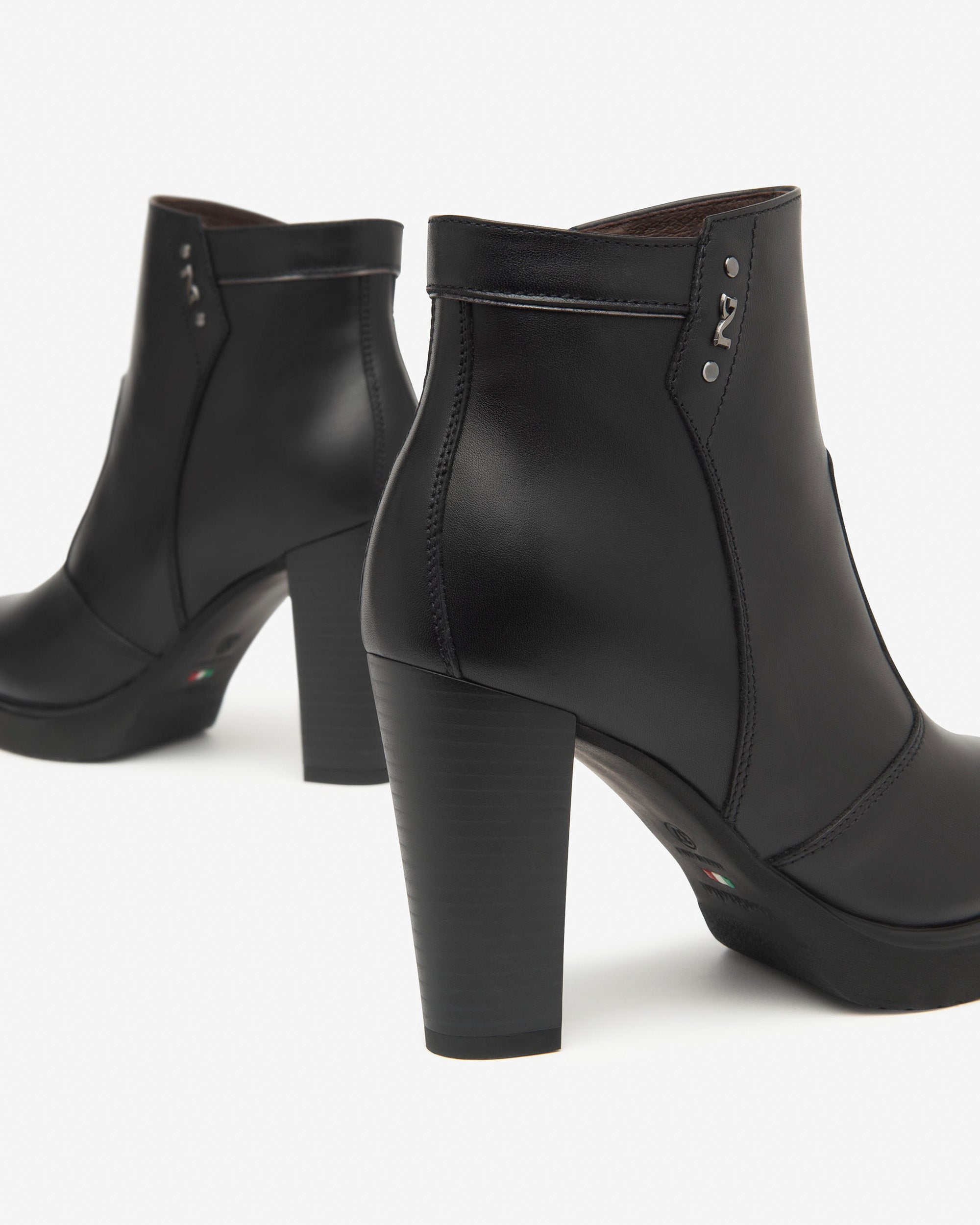 Nero Giardini I513810D Tronchetti Donna in Pelle nero