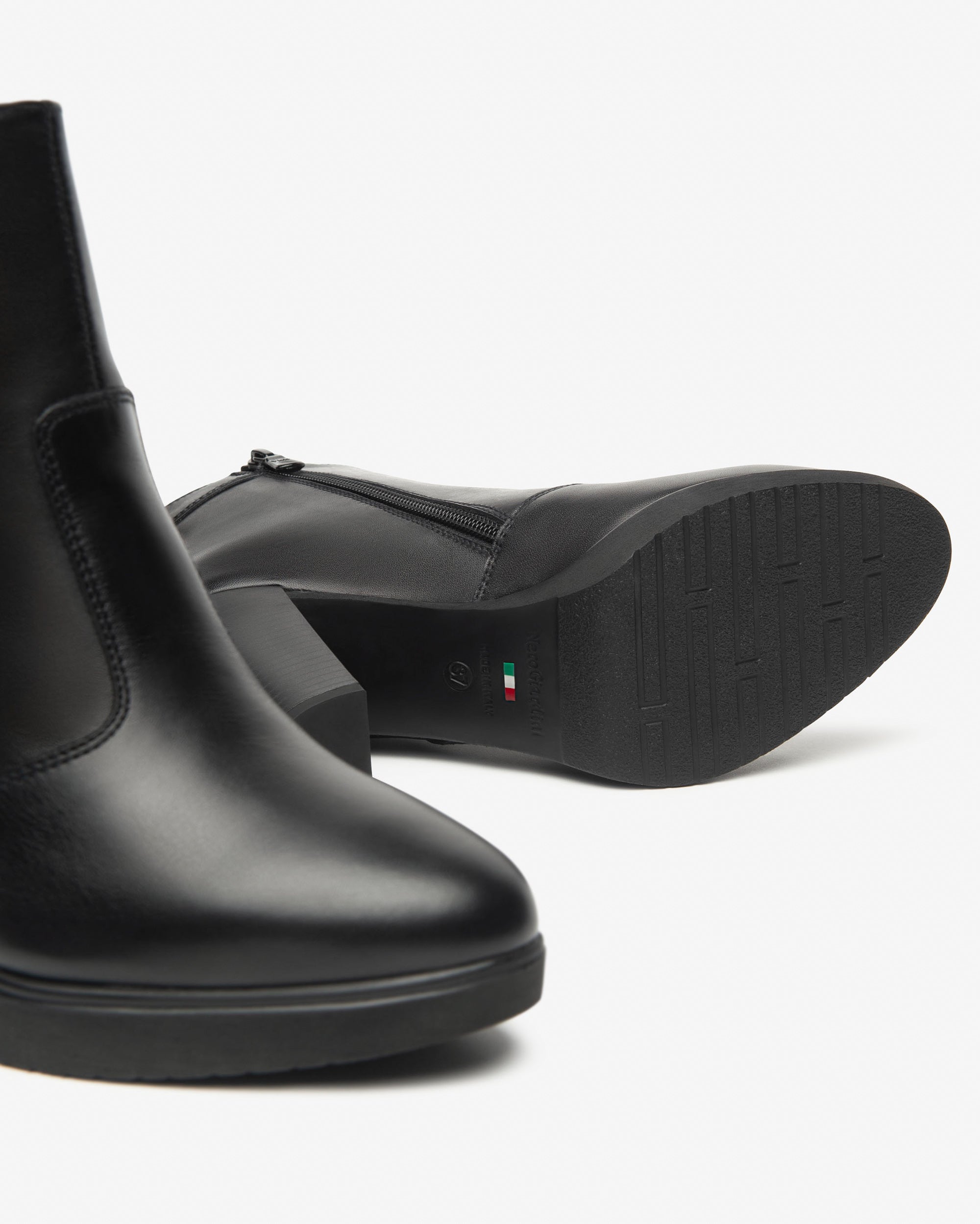 Nero Giardini I513810D Tronchetti Donna in Pelle nero