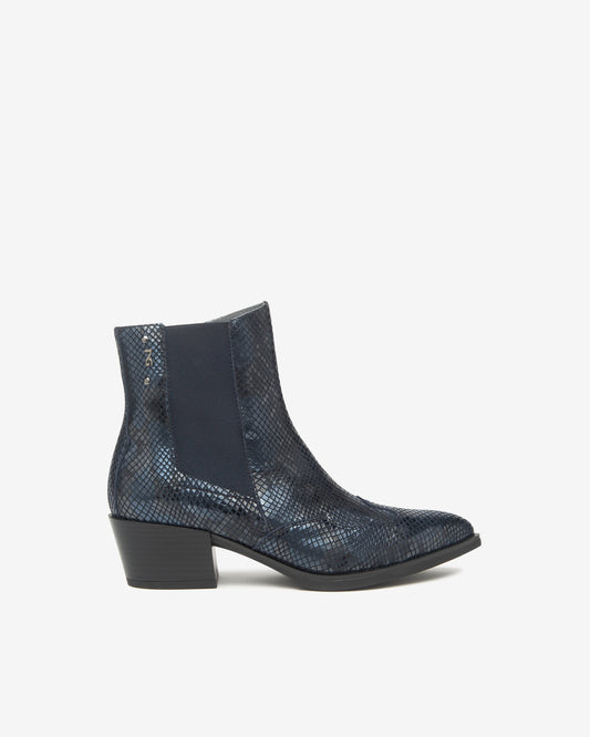 Nero Giardini I513910D Stivaletti Chelsea Donna in Pelle notte o nickel