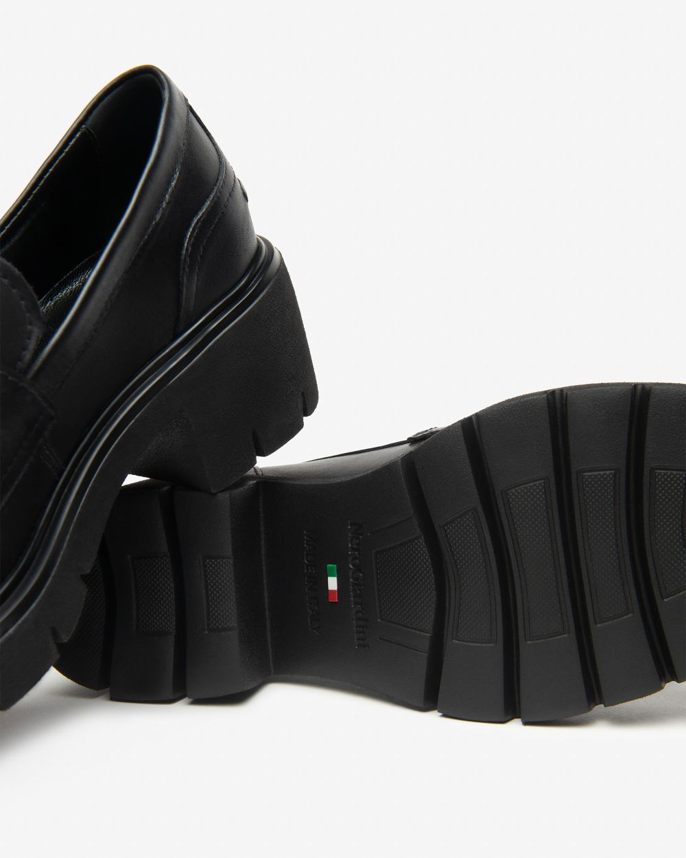 Nero Giardini I513980D Mocassini Donna in Pelle nero