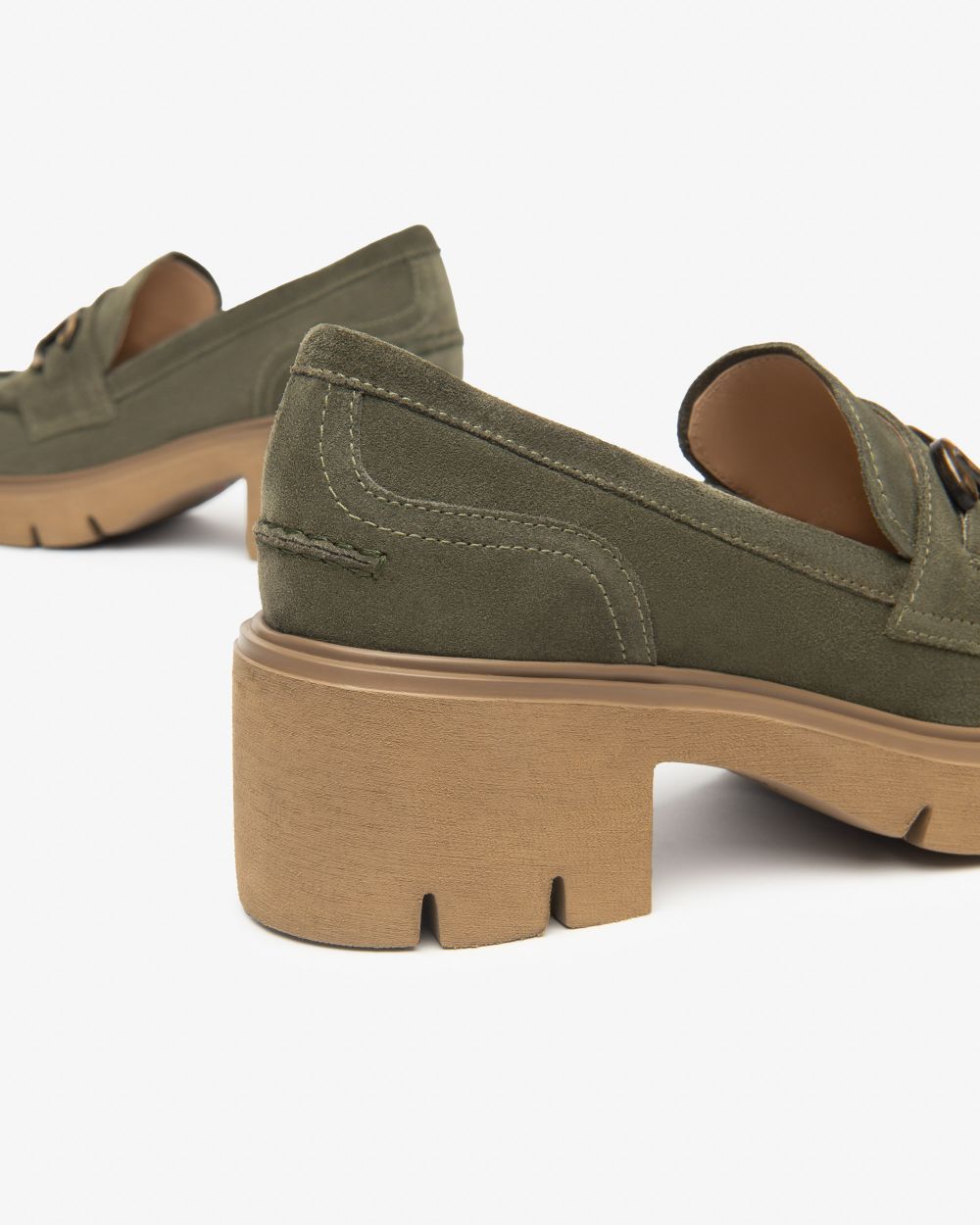 Nero Giardini I513984D Mocassini Donna in Suede bosco verde