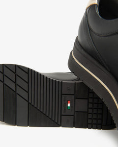 Nero Giardini I514100D Sneakers Donna in Pelle e Materiale Tecnico nero