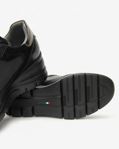 Nero Giardini I514120D Sneakers Donna in Pelle e Materiale Tecnico nero