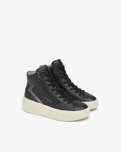 Nero Giardini I514213D Sneakers Donna in Pelle e Materiale Tecnico nero