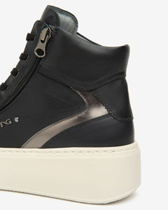 Nero Giardini I514213D Sneakers Donna in Pelle e Materiale Tecnico nero