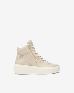 Nero Giardini I514213D Sneakers Donna in Pelle e Materiale Tecnico beige