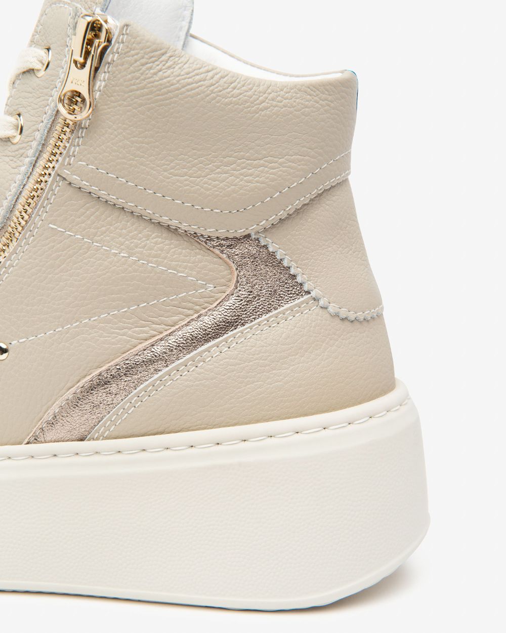 Nero Giardini I514213D Sneakers Donna in Pelle e Materiale Tecnico beige