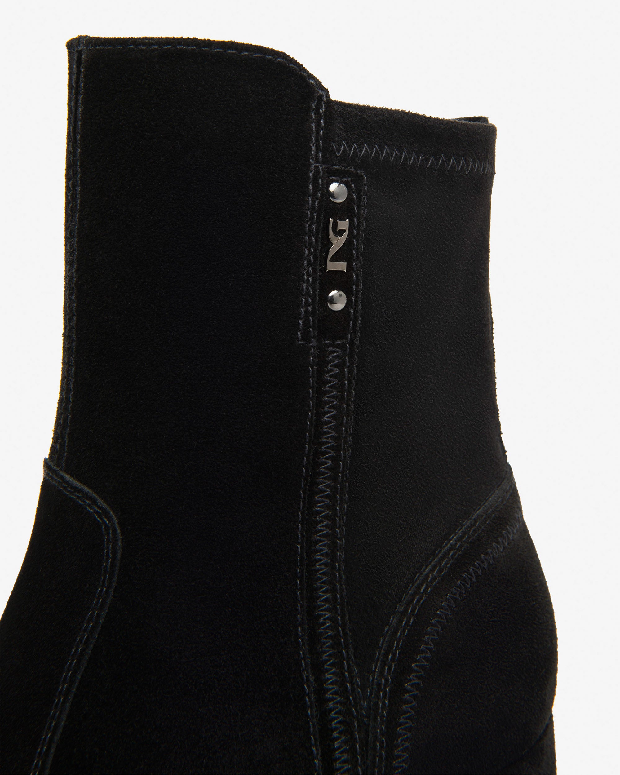 Nero Giardini I514311D Tronchetti Donna in Suede e Materiale Tecnico nero o moro