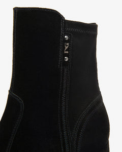 Nero Giardini I514311D Tronchetti Donna in Suede e Materiale Tecnico nero o moro