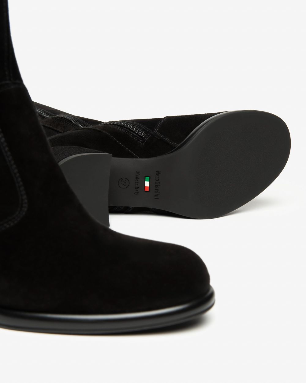 Nero Giardini I514312D Stivali Donna in Suede e Materiale Tecnico