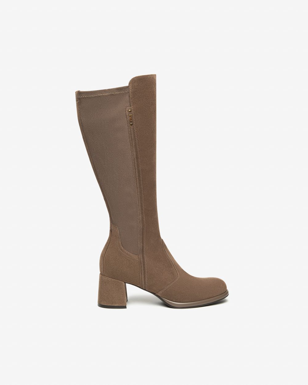 Nero Giardini I514312D Stivali Donna in Suede e Materiale Tecnico color spago