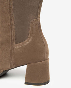 Nero Giardini I514312D Stivali Donna in Suede e Materiale Tecnico color spago