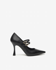 Nero Giardini I514490DE Décolleté Donna in Pelle nero
