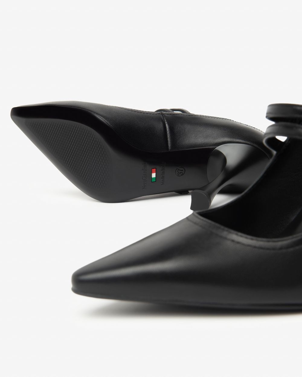 Nero Giardini I514490DE Décolleté Donna in Pelle nero