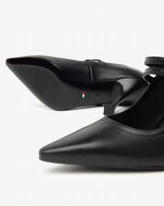 Nero Giardini I514490DE Décolleté Donna in Pelle nero