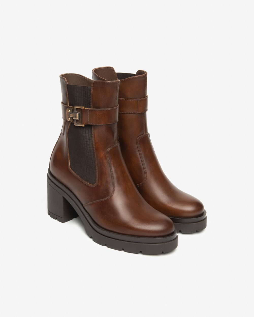 Nero Giardini I514791D Stivaletti Chelsea Donna in Pelle