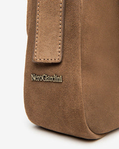 Nero Giardini I544043D Borsa Hobo da Donna in Pelle