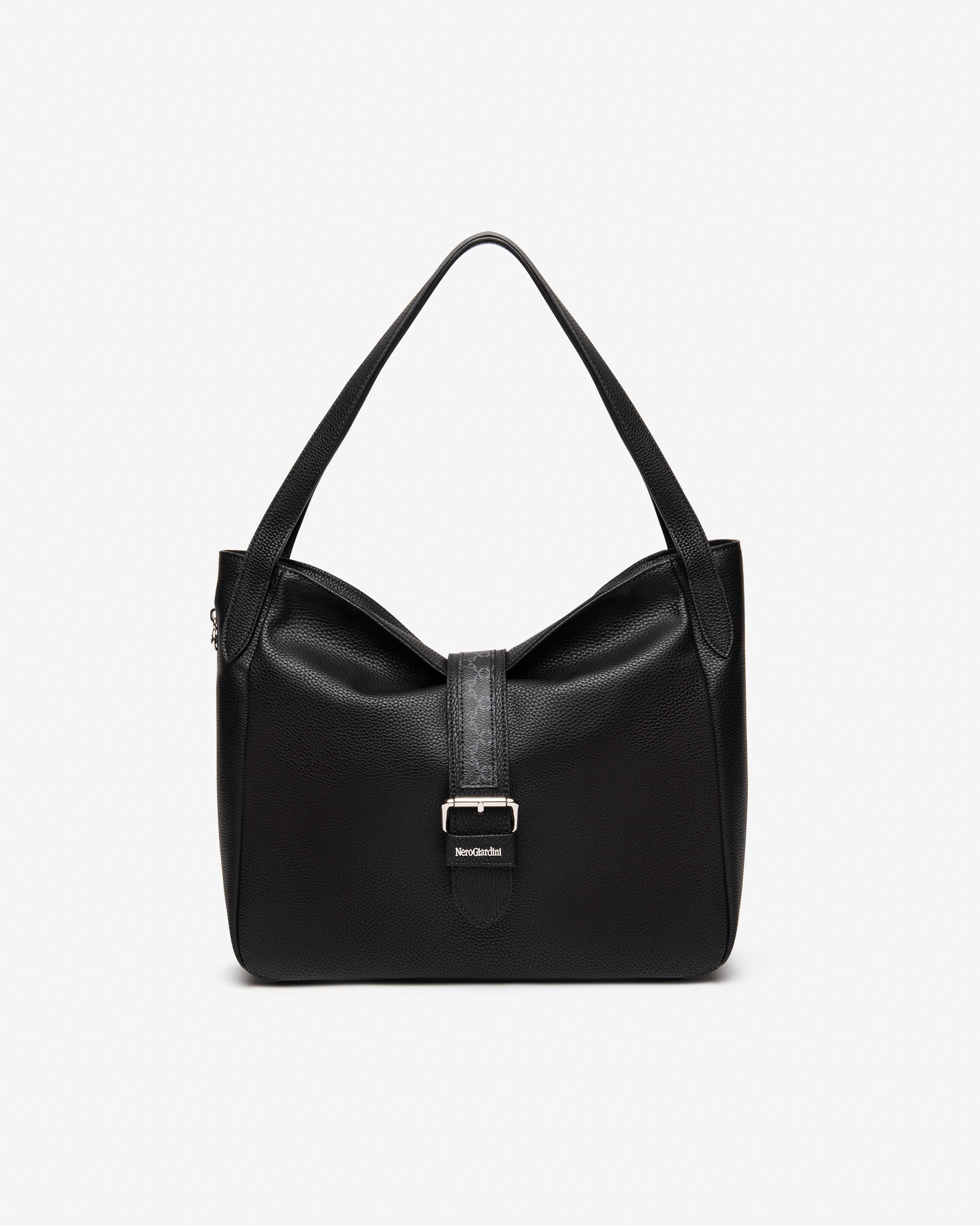 Nero Giardini I544070D Borsa Hobo da Donna in Materiale Tecnico