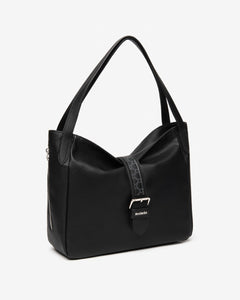 Nero Giardini I544070D Borsa Hobo da Donna in Materiale Tecnico
