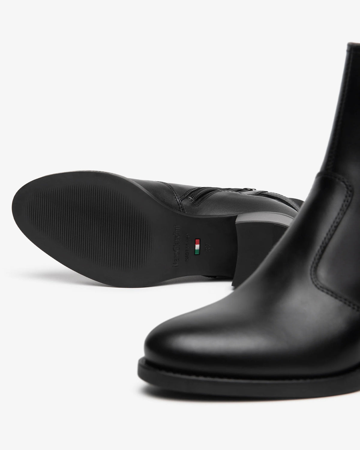 Nero Giardini I617213D Women’s Leather and Fabric Ankle Boots
