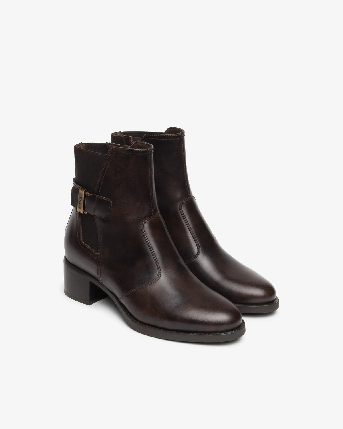 Nero Giardini I617214D Women’s Leather and Fabric Ankle Boots