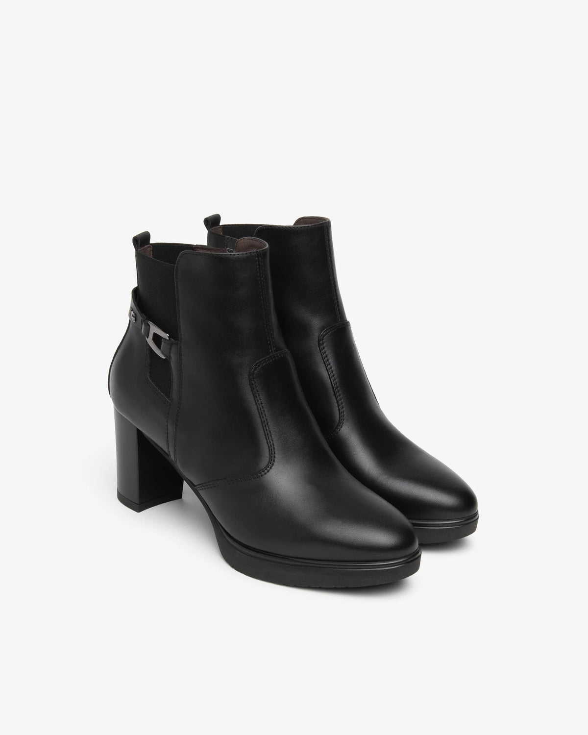 Nero Giardini I617260D Women’s Leather and Fabric Booties